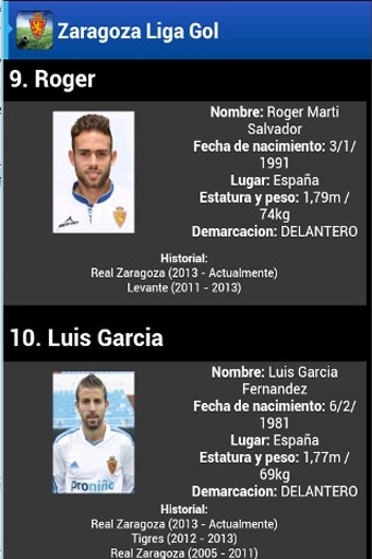 Zaragoza Liga Gol截图1