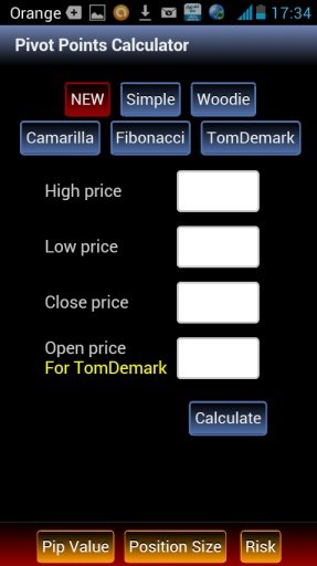 Pivot Points Calculator Free截图4