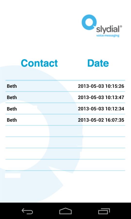Slydial - Voice Messaging截图2