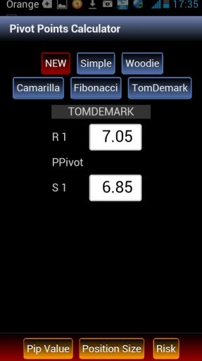 Pivot Points Calculator Free截图1