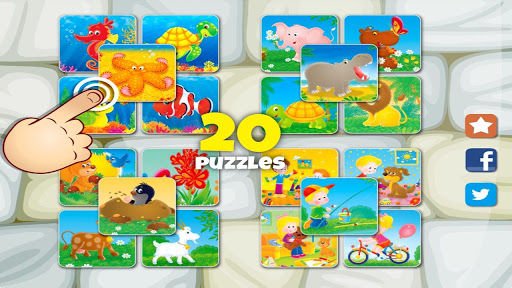 Animal Tile Puzzles for Kids截图2