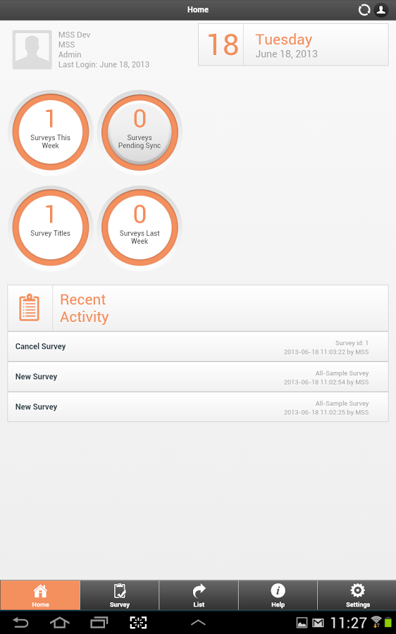 Walsh Mobile Survey Solution截图2