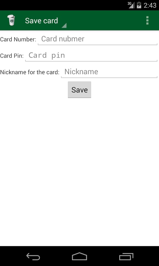 Starbucks Card截图2