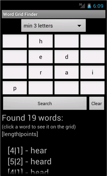 Word Grid Finder截图1