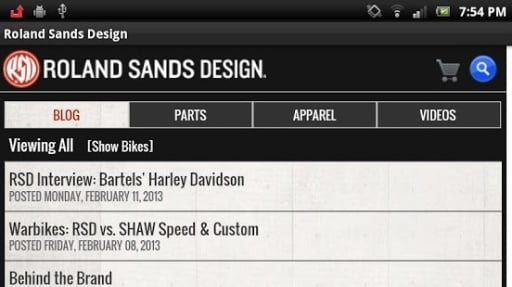 Roland Sands Design截图2