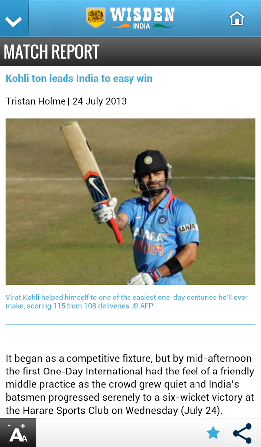 Wisden India Cricket截图7