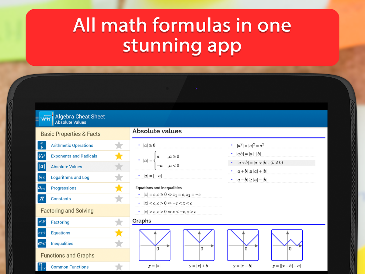 Formulae Helper Free - Math截图1