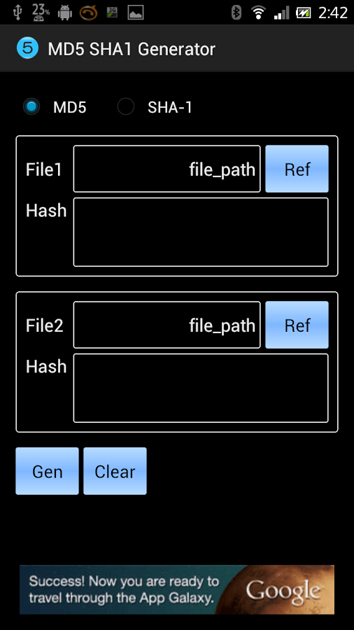 MD5 SHA1 Generator for A...截图3