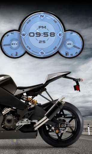 Buell Motorbike Compass Widget截图2