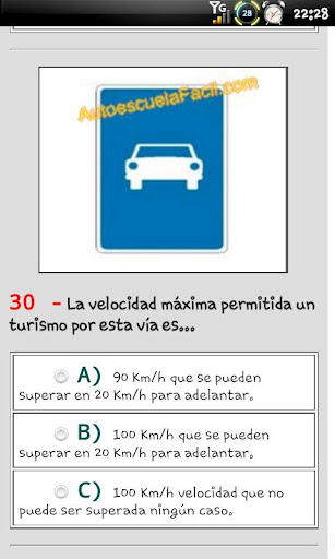 Autoescuela Facil test GRATIS截图3