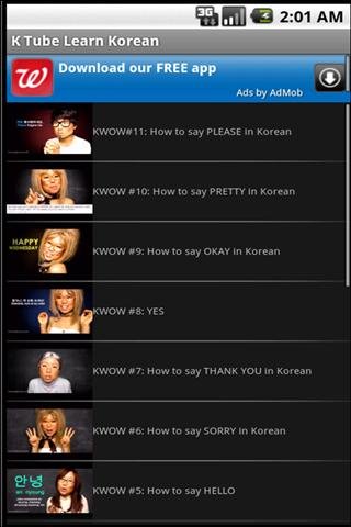 K tube Learn Korean截图2