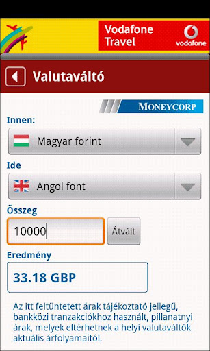 Vodafone Travel Magyarorsz&aacute;g截图1
