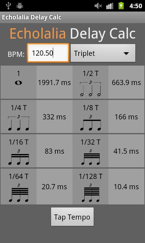 Echolalia Delay Calc截图2