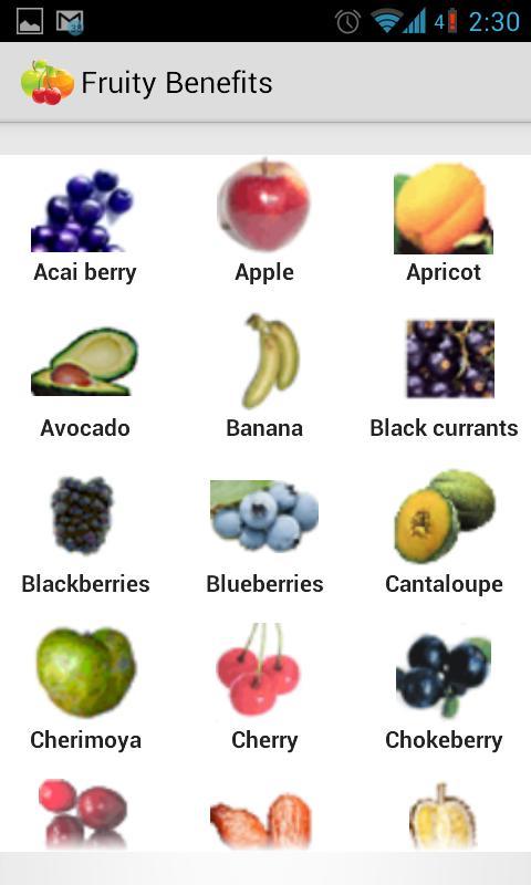 Fruit Benefits截图1