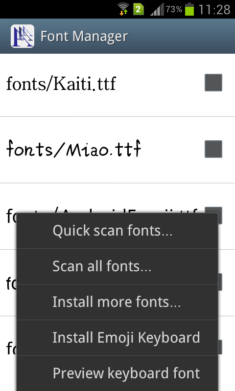 Font Manager截图1