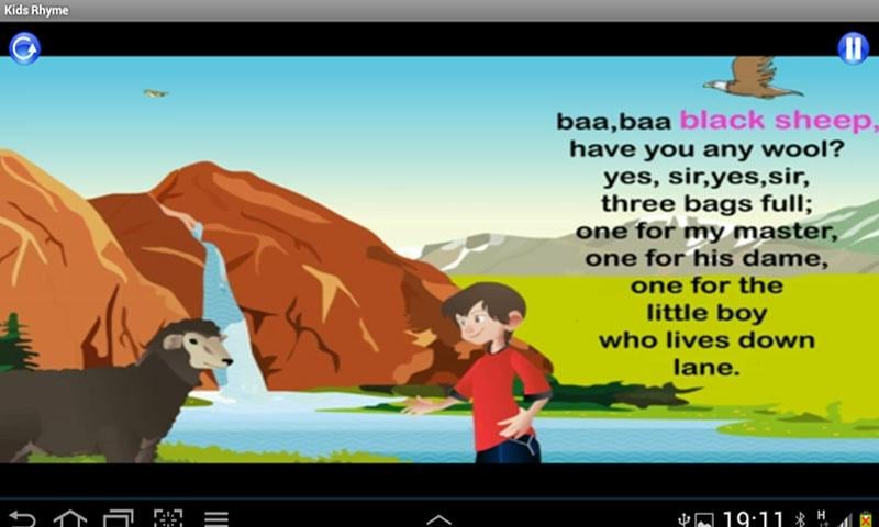 Kids Rhyme Baa Baa Black Sheep截图1