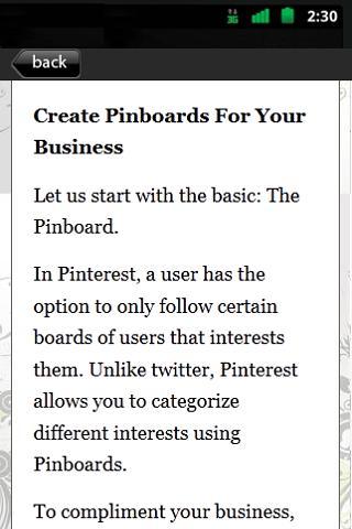 Guide To Pinterest - FREE截图4