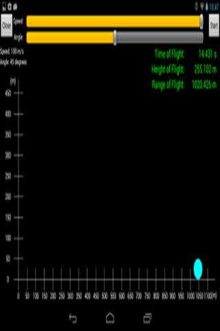 抛体运动仿真 Projectile Motion Simulation截图2