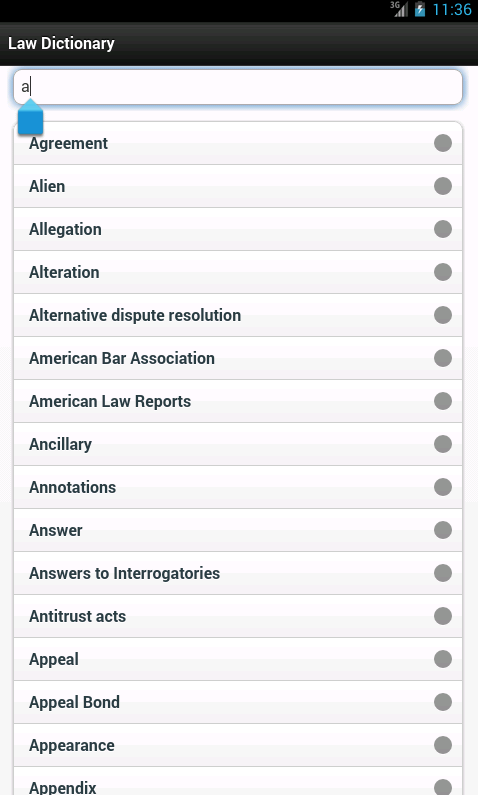 Law & Legal Dictionary截图2