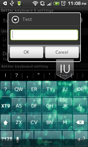 GlitterGreen KeyboardSkin截图2