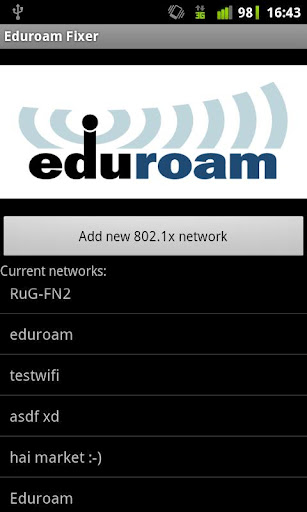 Eduroam Fixer截图1