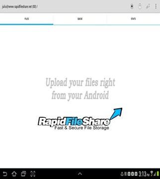 快速的文件共享 RapidFileShare.net Store&amp;Share截图