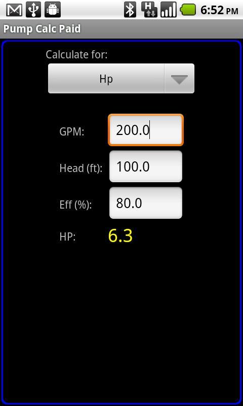 Pump Calc Free截图2