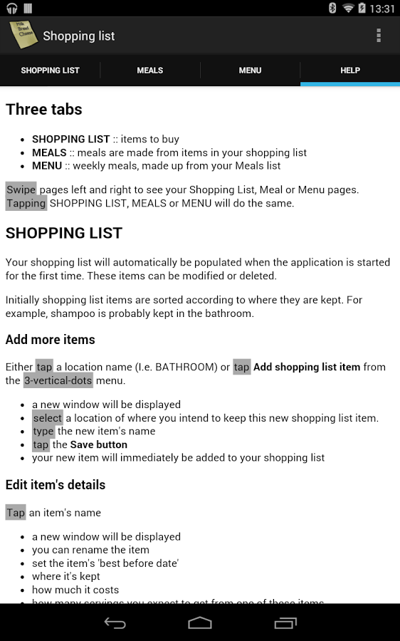 Shopping List [free]截图2