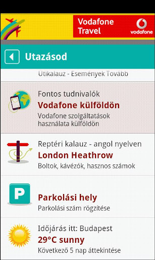 Vodafone Travel Magyarorsz&aacute;g截图5