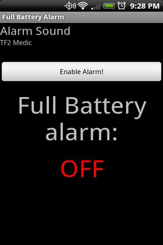 Full Battery Alarm截图1