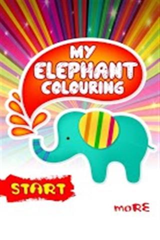 大象涂色 My Elephant Paint Book截图1