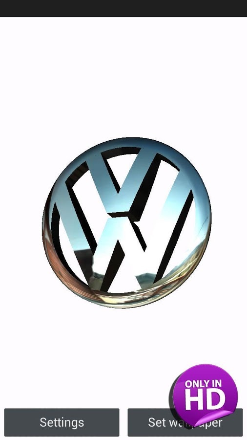 3D VOLKSWAGEN Logo LWP截图10