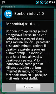 Bonbon info截图
