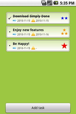 Simply Done (to-do list)截图3