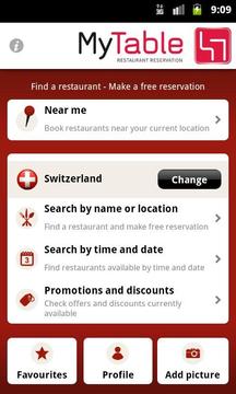 MyTable Restaurant Guide截图