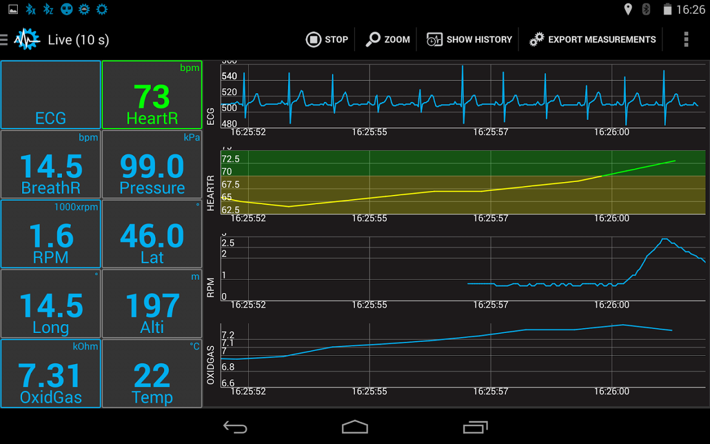 SenseView Web Fitbit Sen...截图6