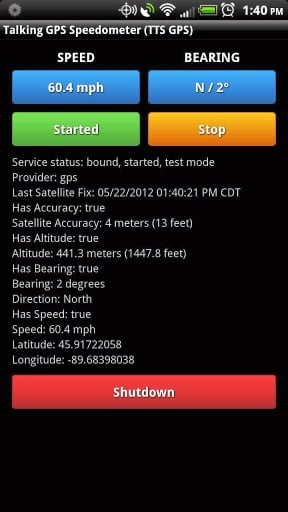 Talking GPS Speedometer截图2