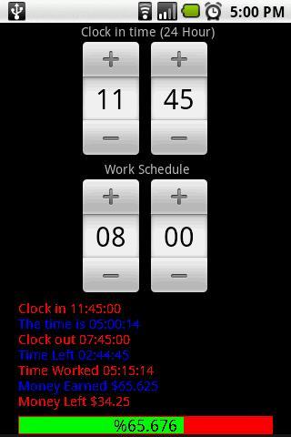 Work Clock截图3