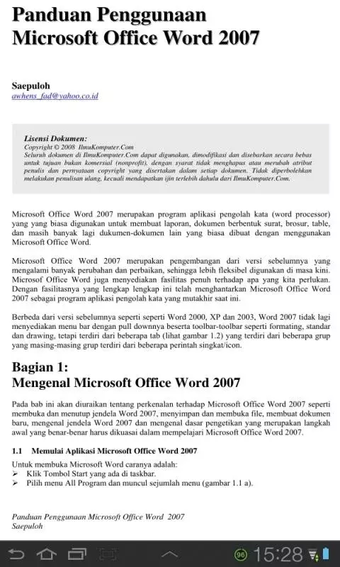 Panduan Microsoft Word截图3