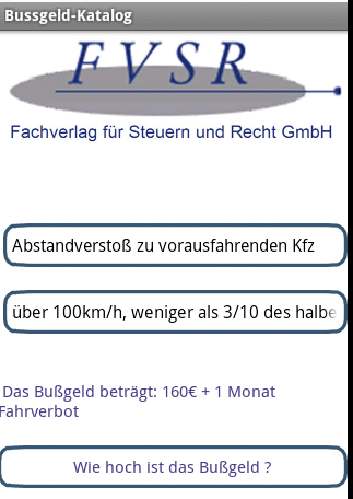 Bussgeld-Katalog截图1