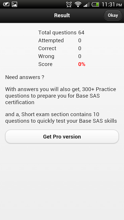 Base SAS Practice - Lite截图3