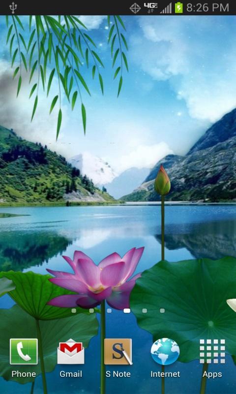 Lotus Pond Live Wallpape...截图1