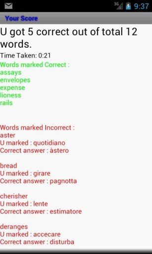 English To Italian Words截图2