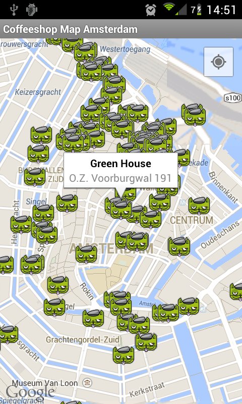 Coffeeshop Map Amsterdam截图1