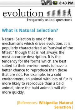 Evolution FAQ截图
