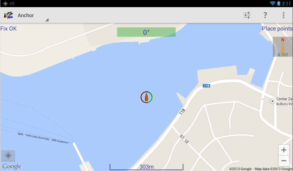 Personal Anchor Alarm - beta截图2