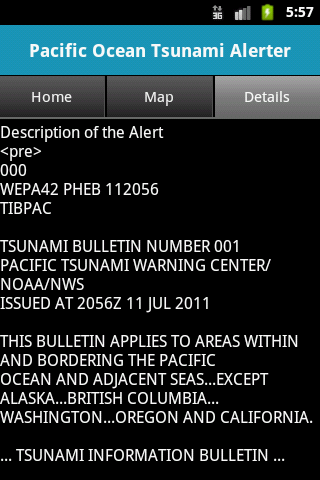 Pacific Ocean Tsunami Alerter截图3