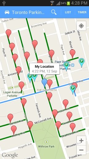 Toronto Parking Finder Lite截图3