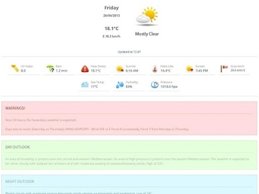 Malta Weather截图1