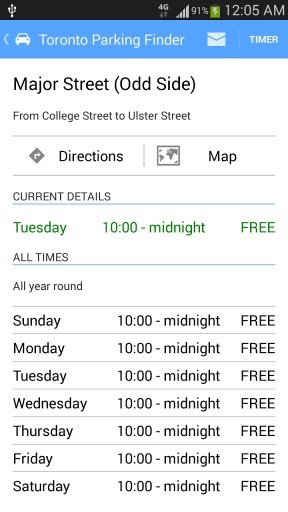 Toronto Parking Finder Lite截图1